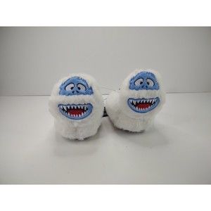 Infant Size 3 Slippers Bumble Abominable Snowman Rudolph Red Nosed Reindeer